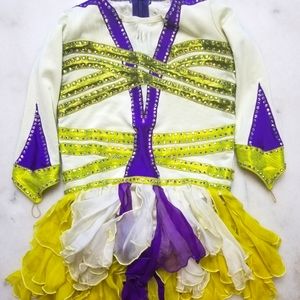 Custom figure skating acro gymnastic competition dress